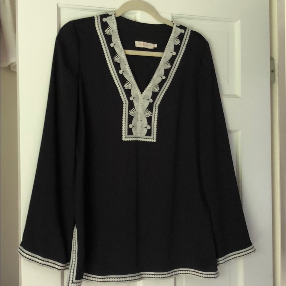 Tory Burch long sleeve silk blouse